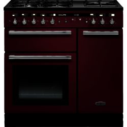 Rangemaster Hi-Lite 10257 90cm Dual Fuel Cooker in Cranberry